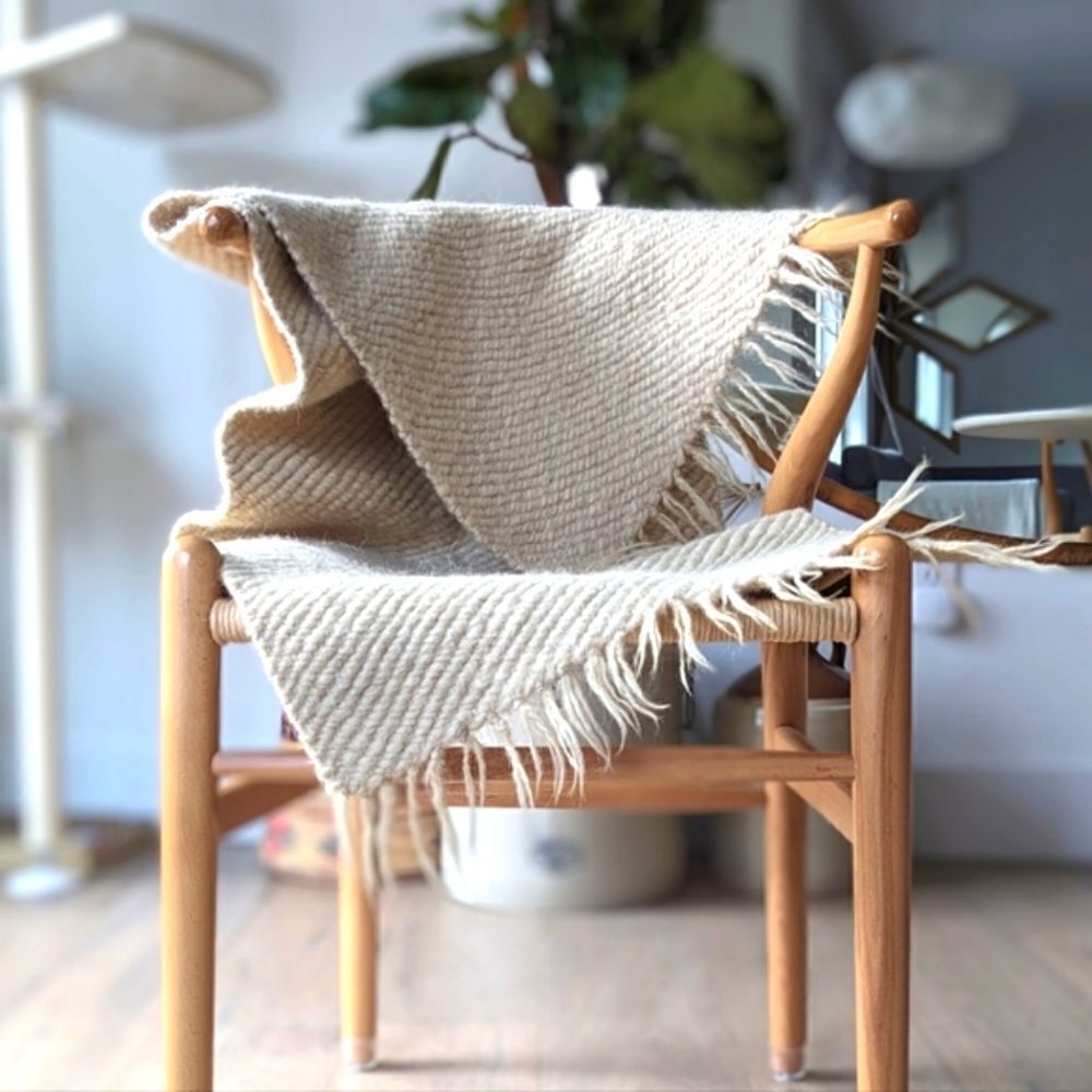 Hand Loomed Wool Throw